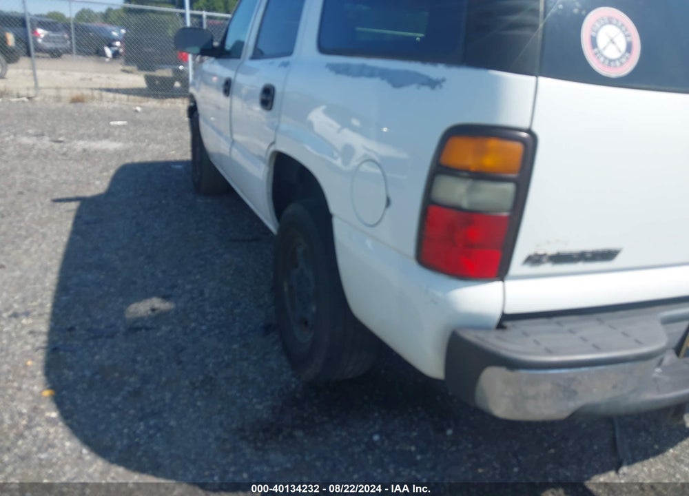 2006 CHEVROLET TAHOE LS VIN: 1GNEK13Z86J114760