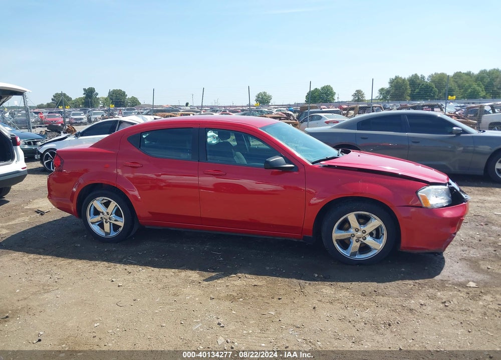 2014 DODGE AVENGER VIN: 1C3CDZAB7EN129065