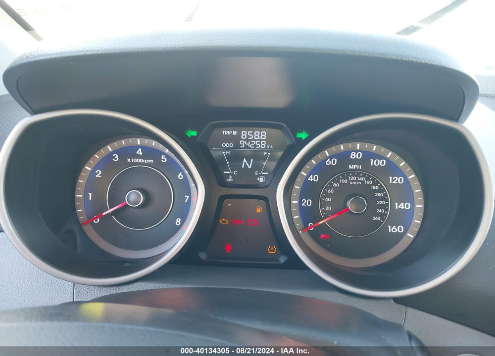 2013 HYUNDAI ELANTRA LIMITED VIN: KMHDH4AE8DU516595