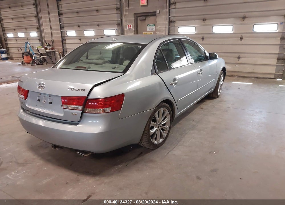 2007 HYUNDAI SONATA LIMITED/SE V6 VIN: 5NPEU46F87H293642