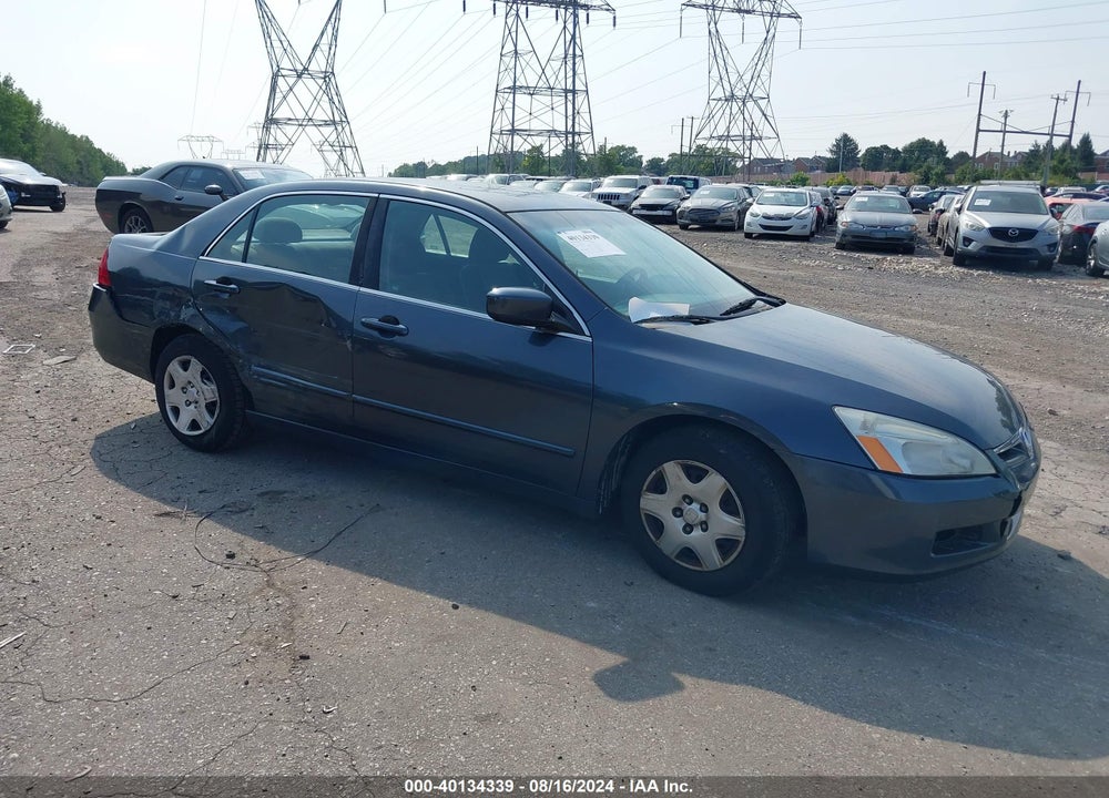 2006 HONDA ACCORD 2.4 LX VIN: 1HGCM56486A155800