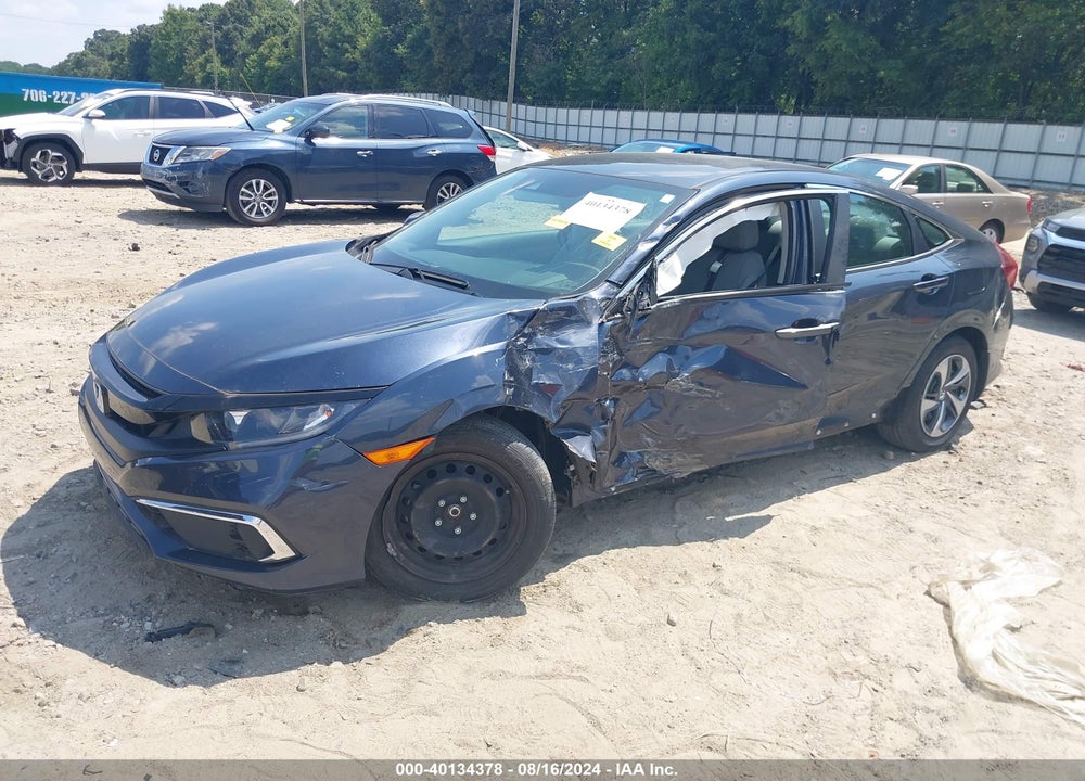 2021 HONDA CIVIC LX VIN: 2HGFC2F63MH535982
