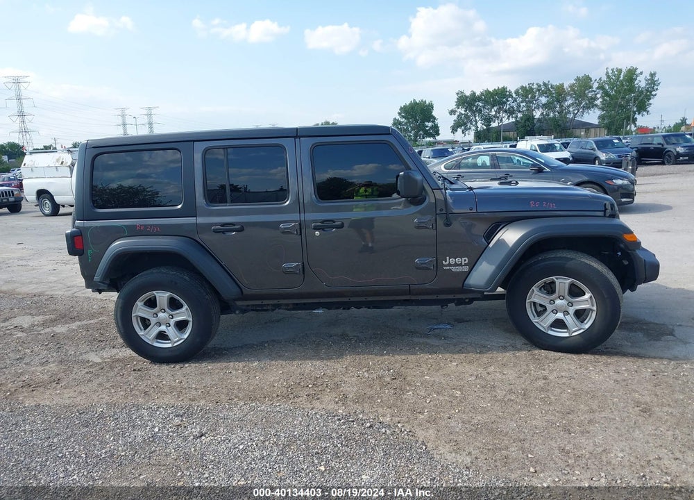 2018 JEEP WRANGLER UNLIMITED SPORT S 4X4 VIN: 1C4HJXDN7JW222628
