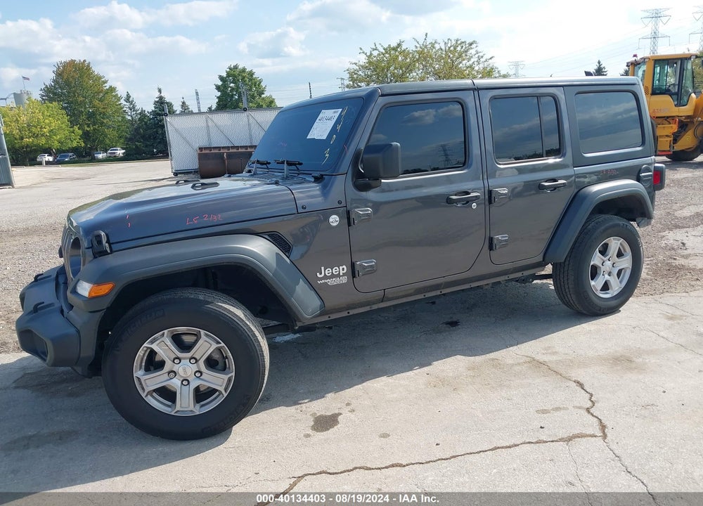 2018 JEEP WRANGLER UNLIMITED SPORT S 4X4 VIN: 1C4HJXDN7JW222628
