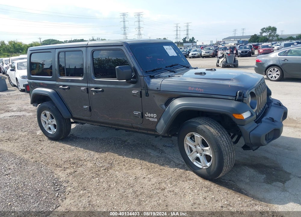 2018 JEEP WRANGLER UNLIMITED SPORT S 4X4 VIN: 1C4HJXDN7JW222628