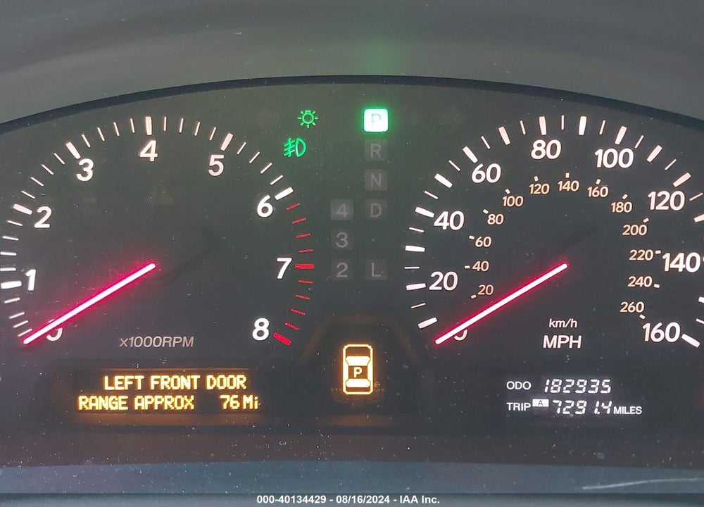 2003 LEXUS LS 430 VIN: JTHBN30F230103195