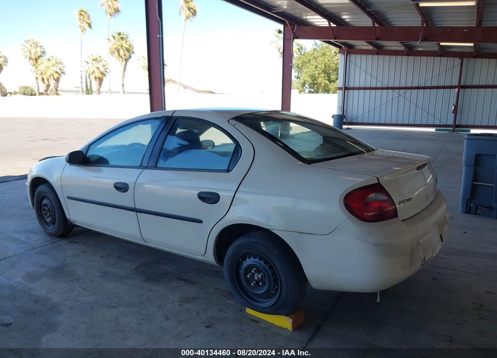 2003 DODGE NEON SE VIN: 1B3ES26C13D233011