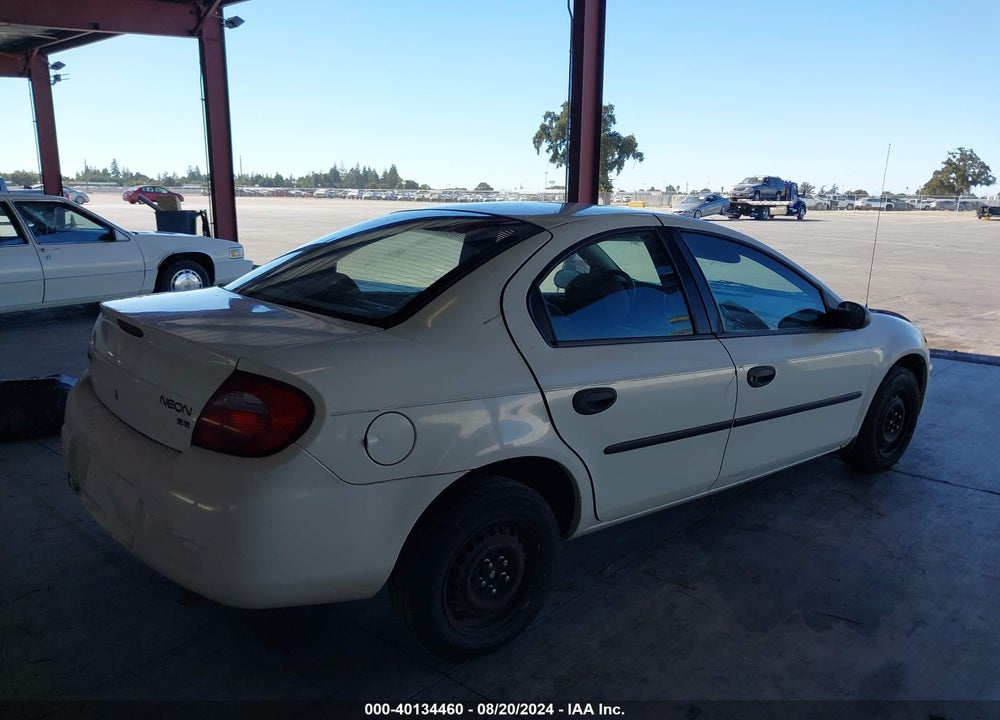 2003 DODGE NEON SE VIN: 1B3ES26C13D233011