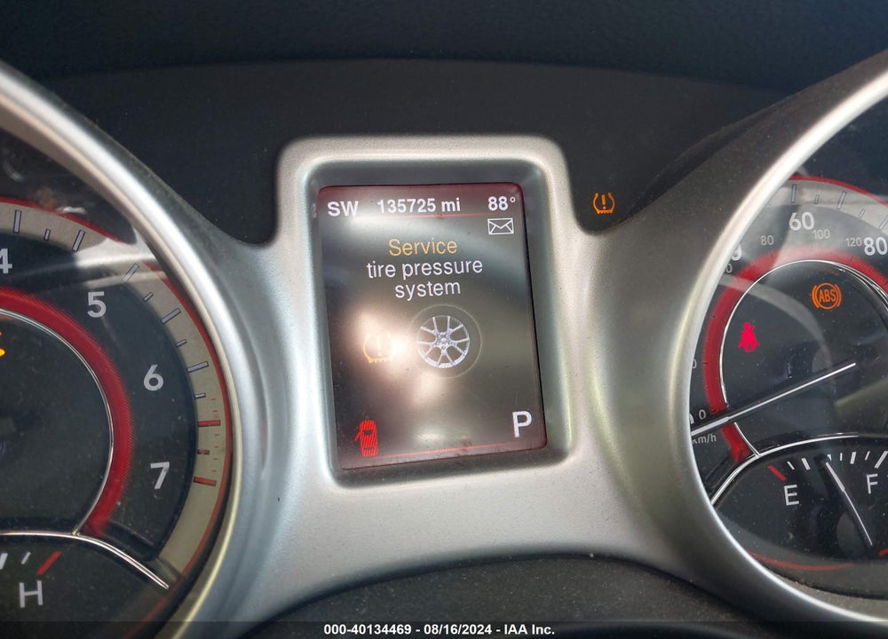 2013 DODGE JOURNEY SXT VIN: 3C4PDCBG9DT695876