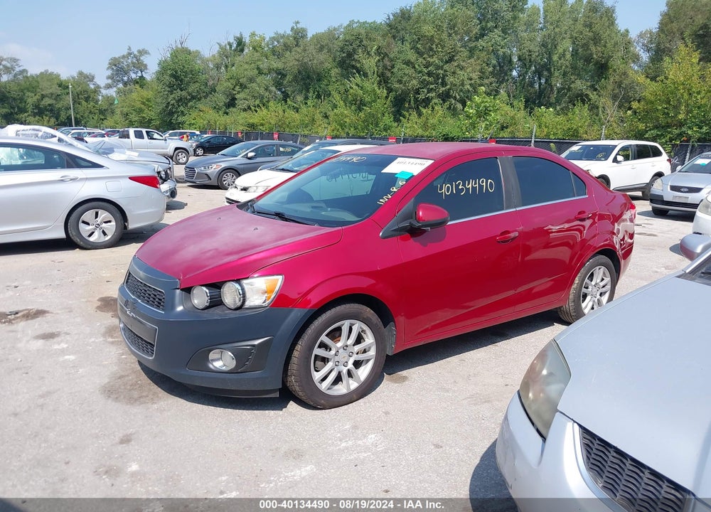 2012 CHEVROLET SONIC VIN: 1G1JC5SH2C4141721