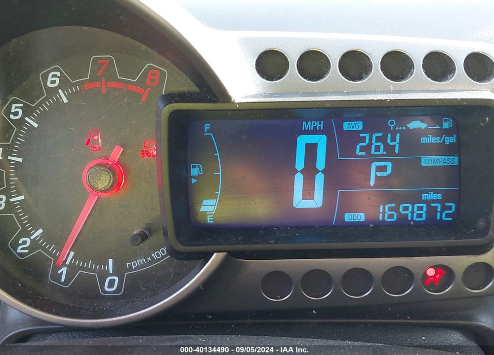 2012 CHEVROLET SONIC VIN: 1G1JC5SH2C4141721