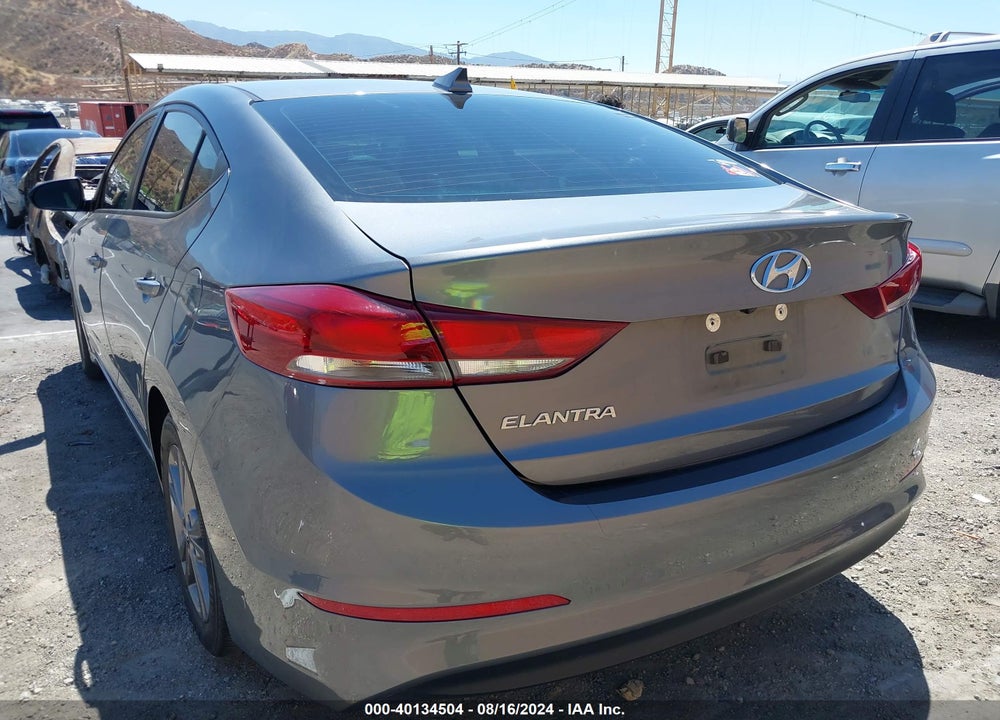 2018 HYUNDAI ELANTRA SEL VIN: 5NPD84LFXJH270195