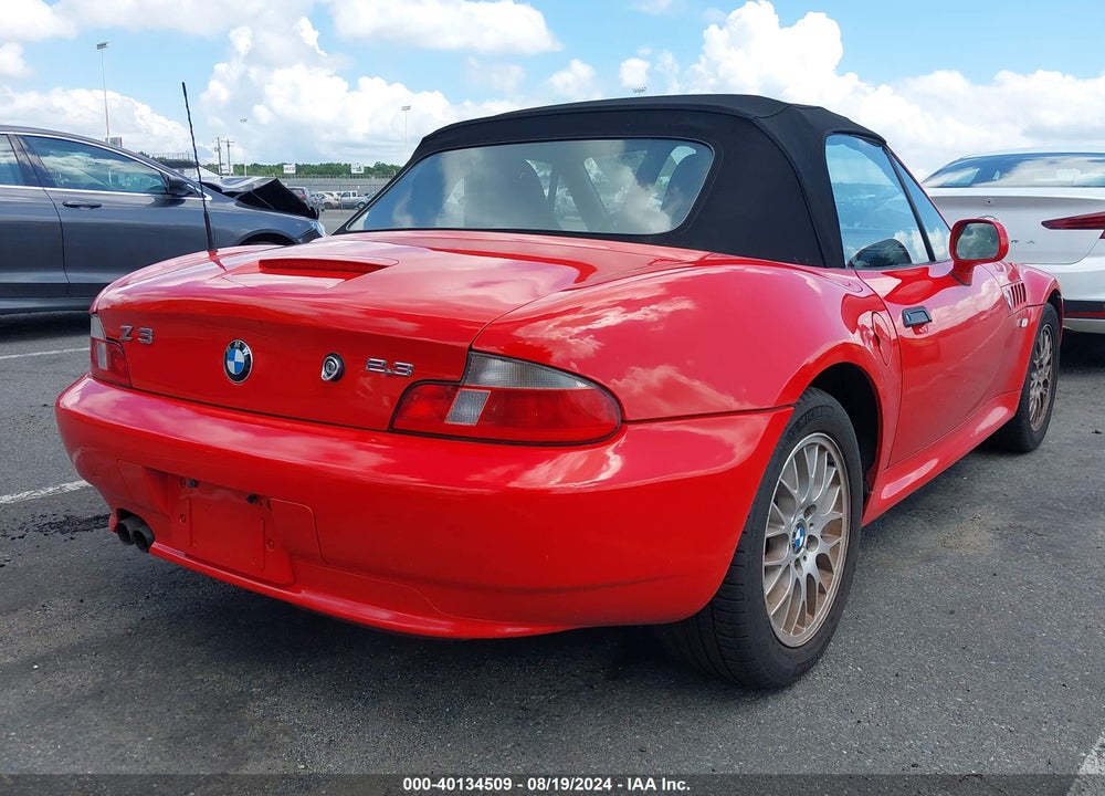 2000 BMW Z3 2.3 VIN: 4USCH9343YLF84202