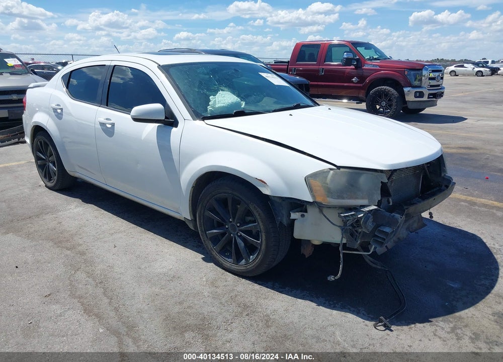 2013 DODGE AVENGER SXT VIN: 1C3CDZCGXDN696491