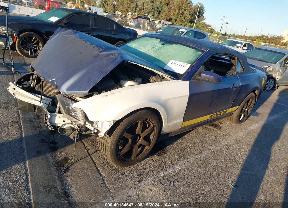 2013 FORD MUSTANG V6 PREMIUM VIN: 1ZVBP8EM1D5259598