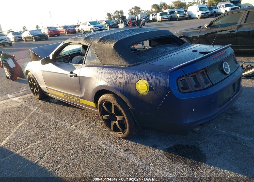 2013 FORD MUSTANG V6 PREMIUM VIN: 1ZVBP8EM1D5259598