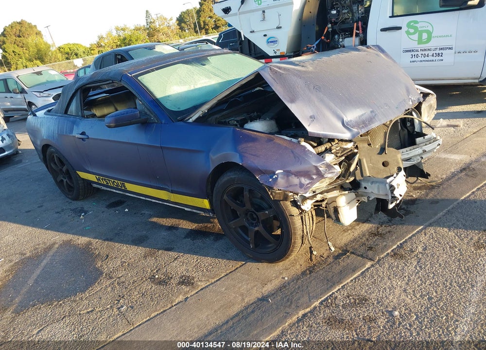 2013 FORD MUSTANG V6 PREMIUM VIN: 1ZVBP8EM1D5259598