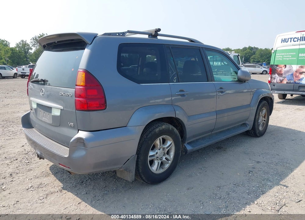 2003 LEXUS GX 470 VIN: JTJBT20X930001786