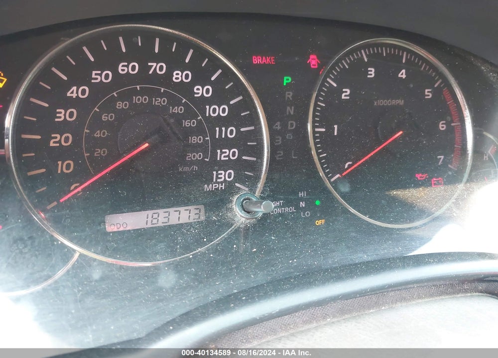 2003 LEXUS GX 470 VIN: JTJBT20X930001786