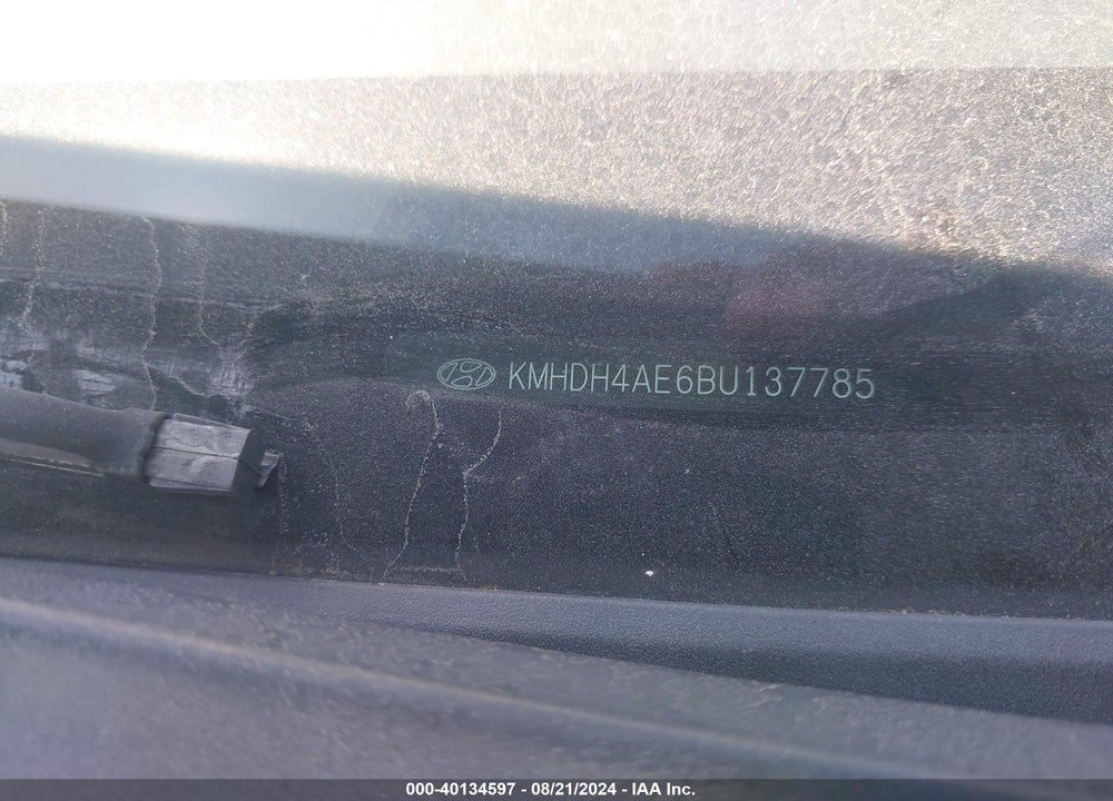 2011 HYUNDAI ELANTRA GLS (ULSAN PLANT) VIN: KMHDH4AE6BU137785