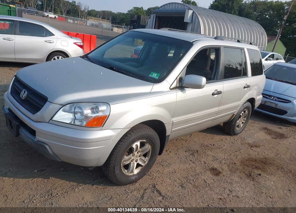 2003 HONDA PILOT EX-L VIN: 2HKYF18653H528107