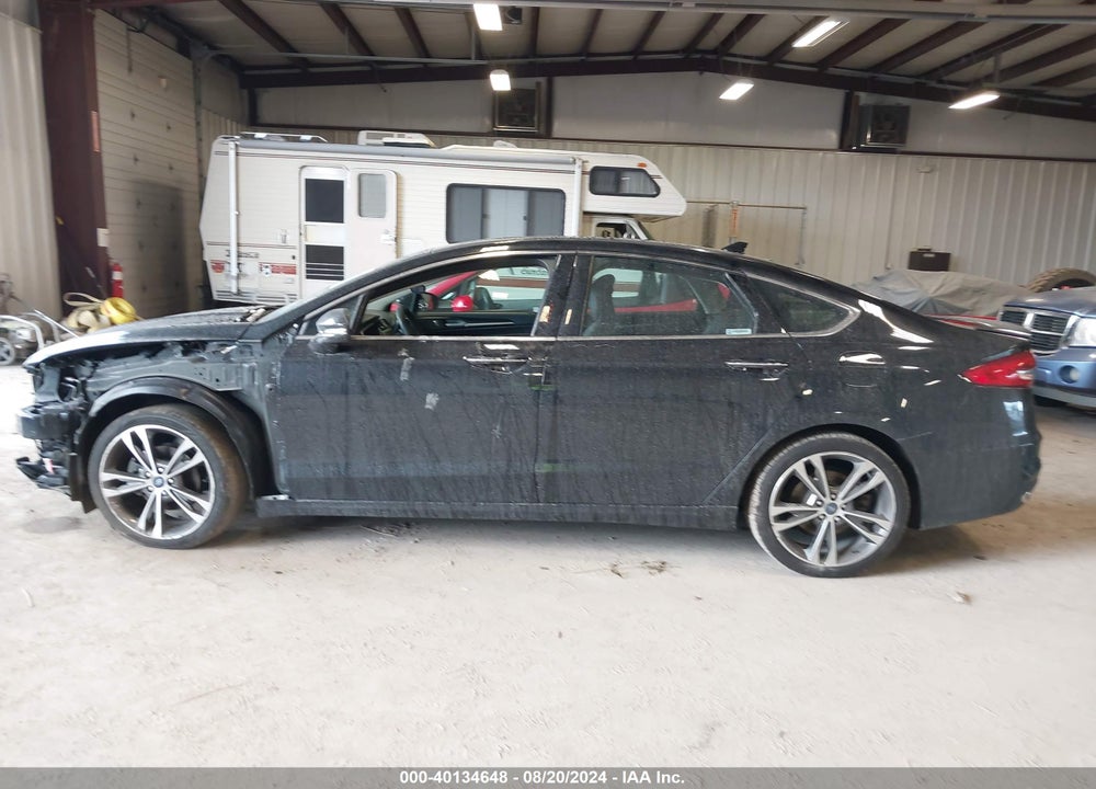 2019 FORD FUSION TITANIUM VIN: 3FA6P0K97KR132344