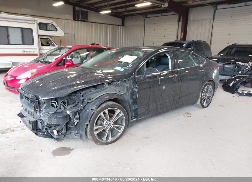 2019 FORD FUSION TITANIUM VIN: 3FA6P0K97KR132344