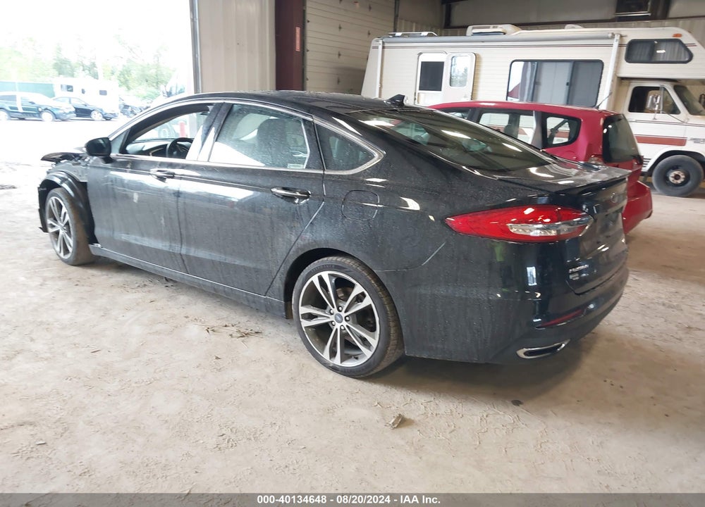 2019 FORD FUSION TITANIUM VIN: 3FA6P0K97KR132344