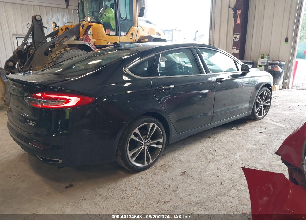 2019 FORD FUSION TITANIUM VIN: 3FA6P0K97KR132344