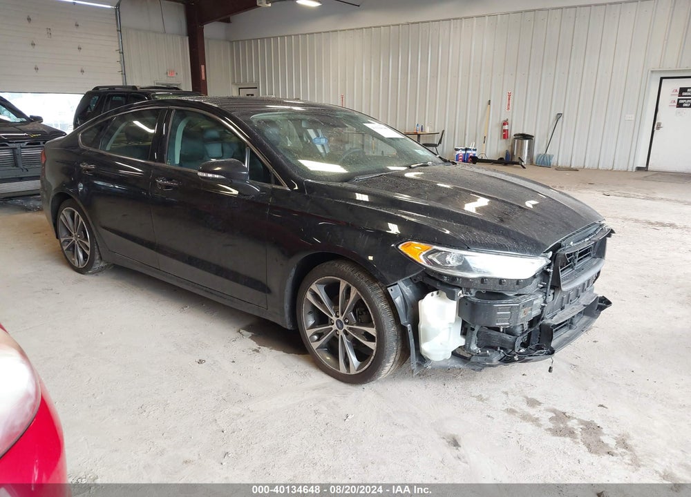 2019 FORD FUSION TITANIUM VIN: 3FA6P0K97KR132344