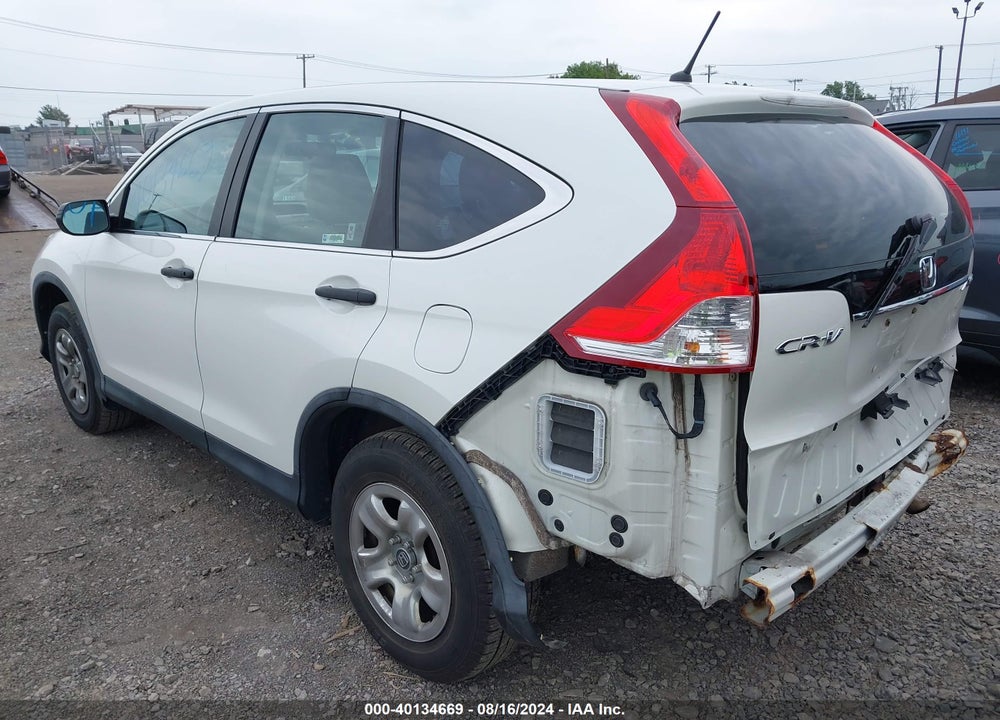2013 HONDA CR-V LX VIN: 5J6RM4H34DL026262