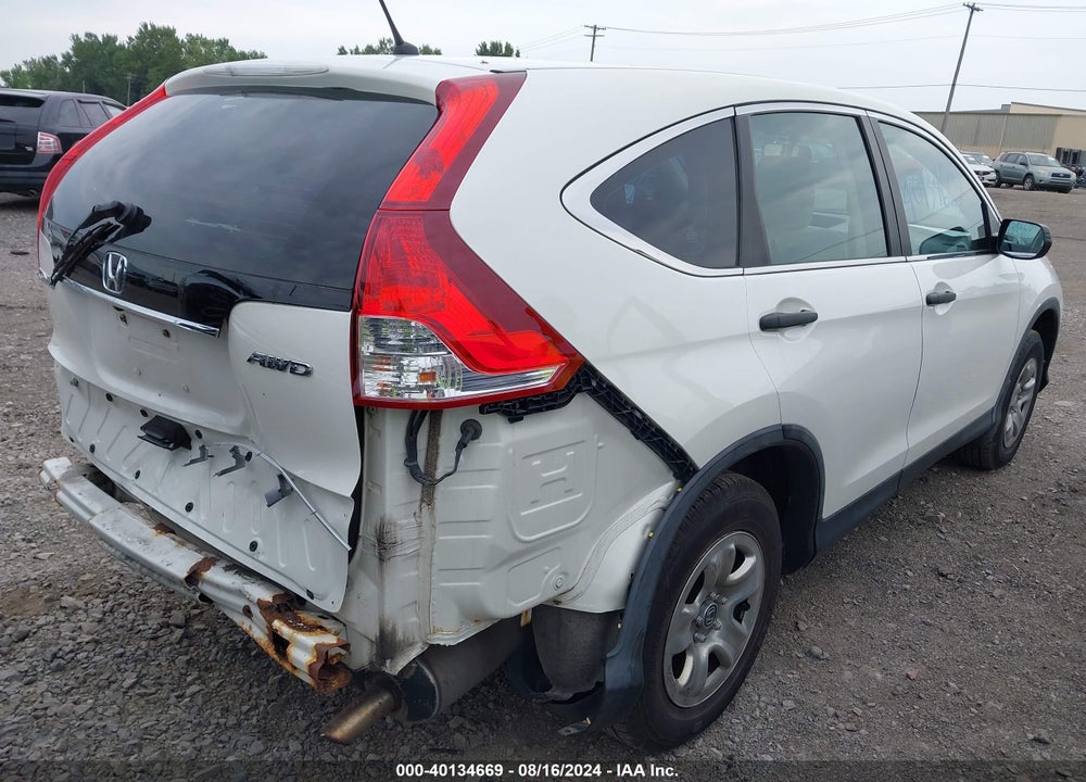 2013 HONDA CR-V LX VIN: 5J6RM4H34DL026262