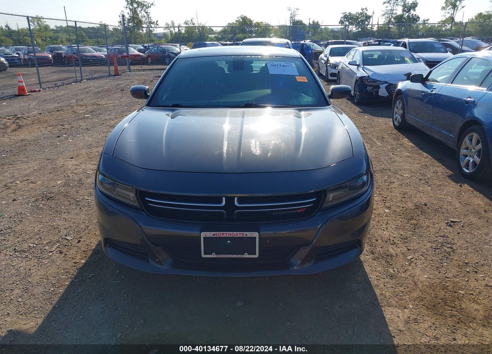 2015 DODGE CHARGER SE VIN: 2C3CDXFG1FH920422