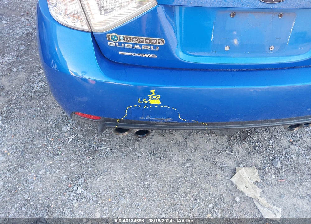 2013 SUBARU IMPREZA WRX VIN: JF1GR7E60DG890769