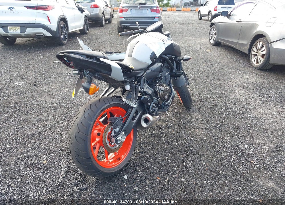2019 YAMAHA MT07 VIN: JYARM27E3KA004786