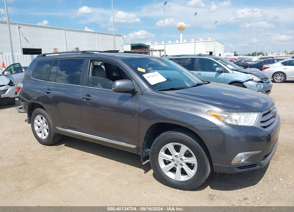2013 TOYOTA HIGHLANDER BASE PLUS V6 VIN: 5TDZK3EH0DS142160