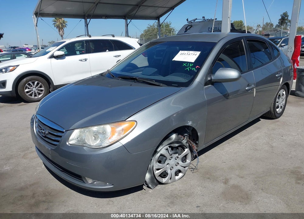2010 HYUNDAI ELANTRA VIN: KMHDU4AD6AU037946