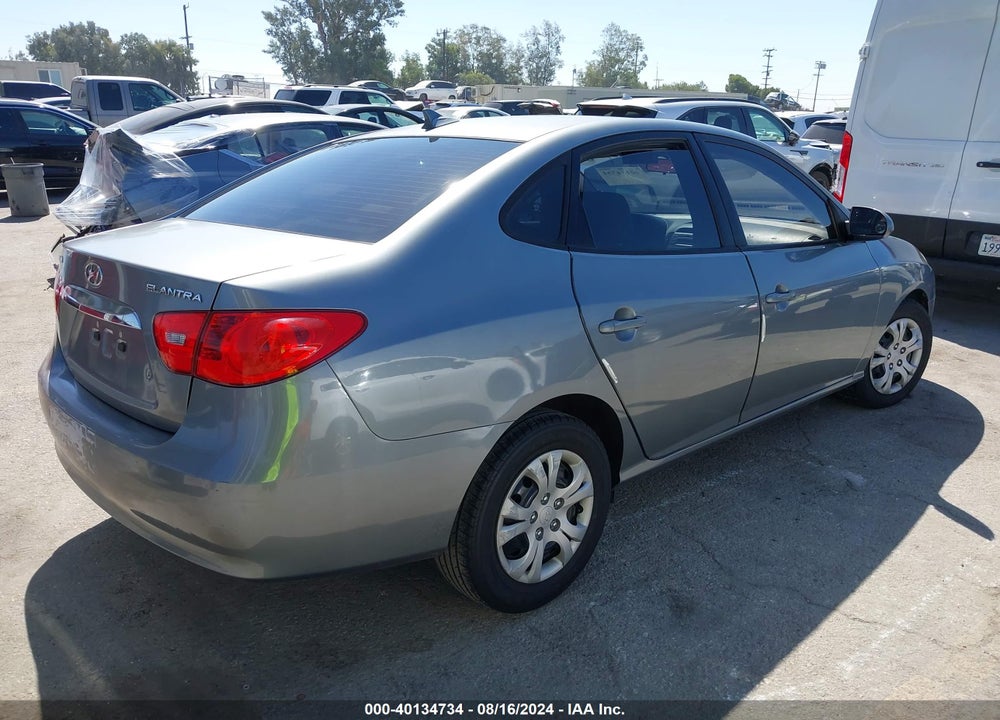 2010 HYUNDAI ELANTRA VIN: KMHDU4AD6AU037946