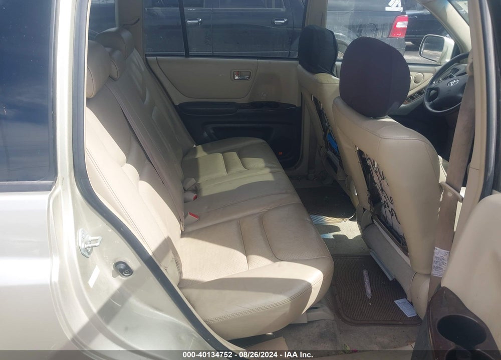 2001 TOYOTA HIGHLANDER V6 VIN: JTEHF21A010035297