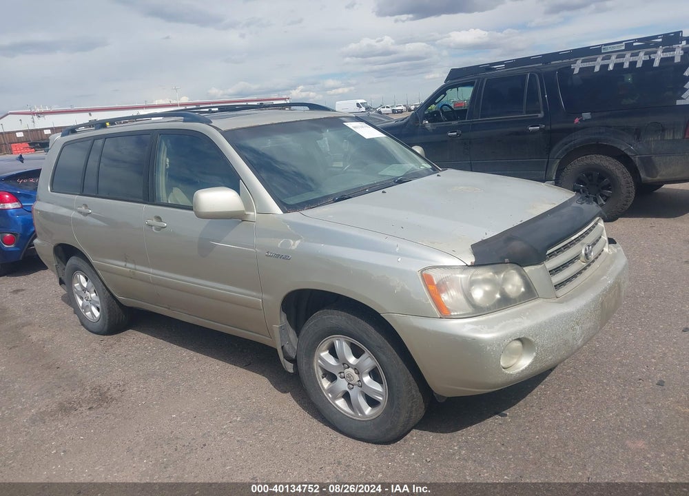 2001 TOYOTA HIGHLANDER V6 VIN: JTEHF21A010035297