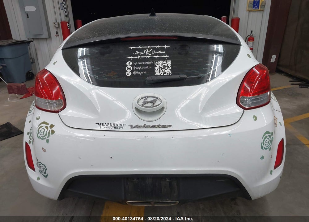 2013 HYUNDAI VELOSTER BASE W/BLACK VIN: KMHTC6AD2DU171707