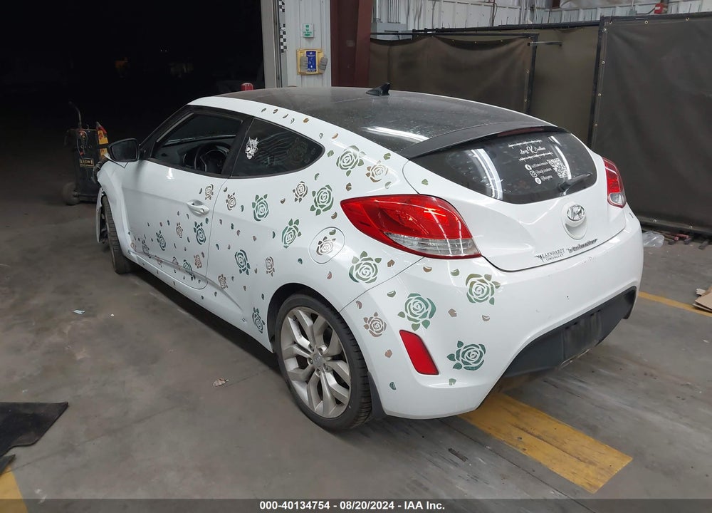 2013 HYUNDAI VELOSTER BASE W/BLACK VIN: KMHTC6AD2DU171707