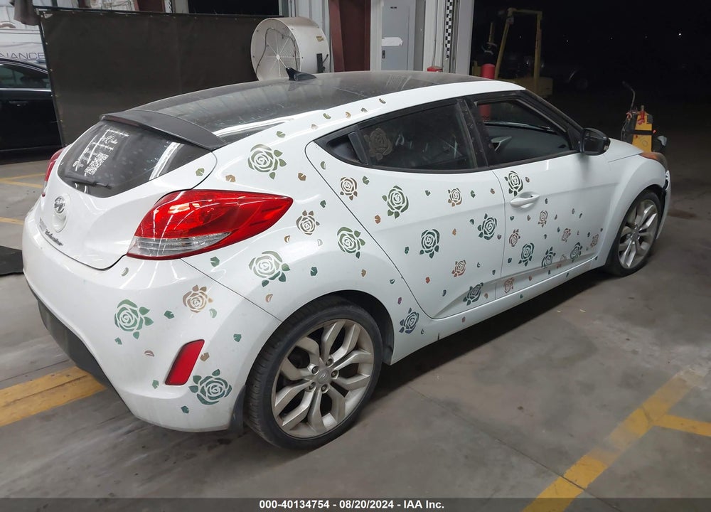 2013 HYUNDAI VELOSTER BASE W/BLACK VIN: KMHTC6AD2DU171707