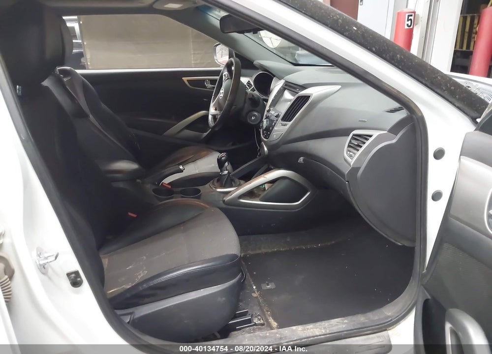 2013 HYUNDAI VELOSTER BASE W/BLACK VIN: KMHTC6AD2DU171707