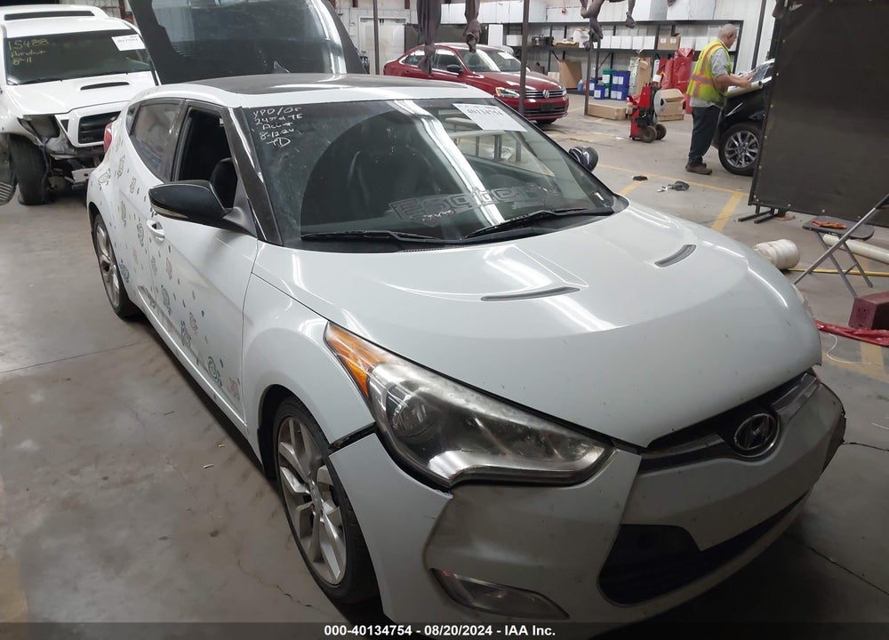 2013 HYUNDAI VELOSTER BASE W/BLACK VIN: KMHTC6AD2DU171707