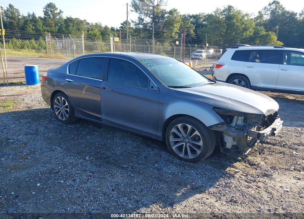 2013 HONDA ACCORD SPORT VIN: 1HGCR2F53DA131491