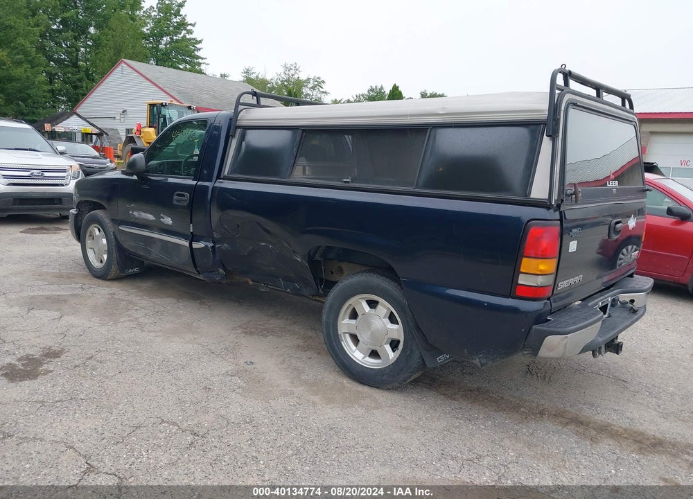 2005 GMC SIERRA 1500 SLE VIN: 1GTEC14T95Z357011
