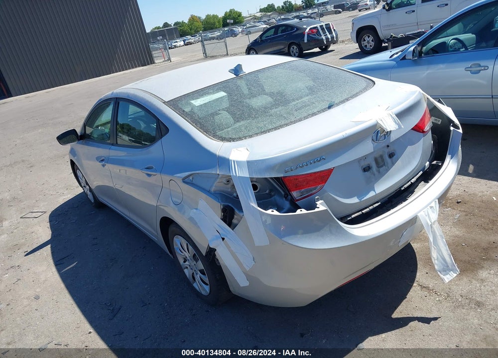 2013 HYUNDAI ELANTRA GLS VIN: 5NPDH4AE7DH160767