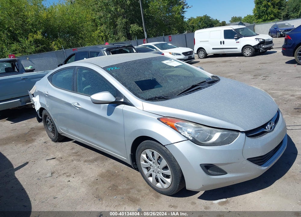 2013 HYUNDAI ELANTRA GLS VIN: 5NPDH4AE7DH160767
