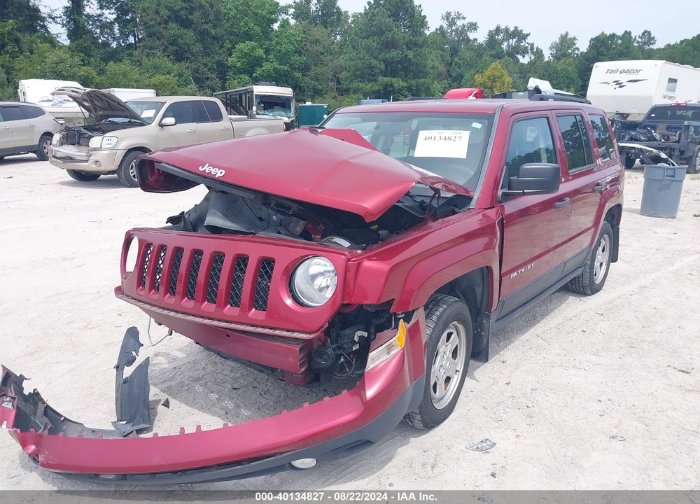 2015 JEEP PATRIOT SPORT VIN: 1C4NJRBB6FD269868